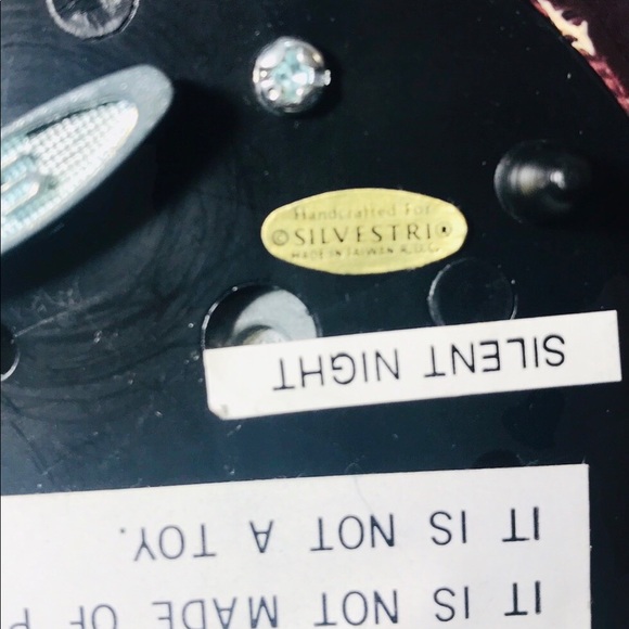 Vintage Silvestri Angel Musical Silent Night Globe - Picture 4 of 4